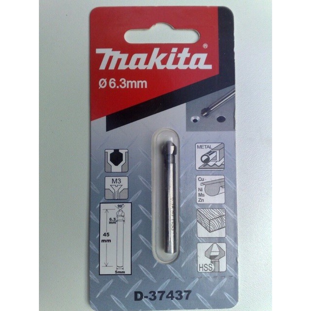 D-37437 Mũi Khoan Rộng Lỗ 6.3x45mm