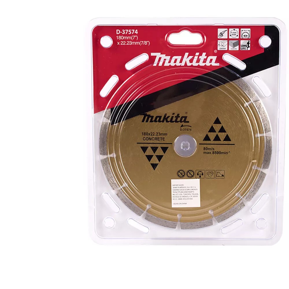D-37574 Lưỡi Cắt Kim Cương Phân Đoạn 180mm