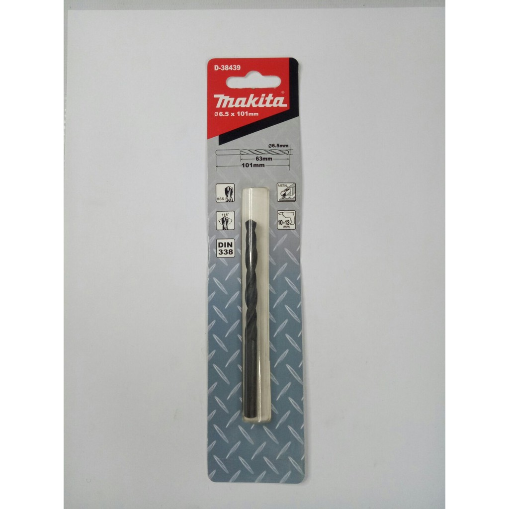D-38439 Mũi Khoan Kim Loại Hss-r 1 Cái/Gói 6.5mm