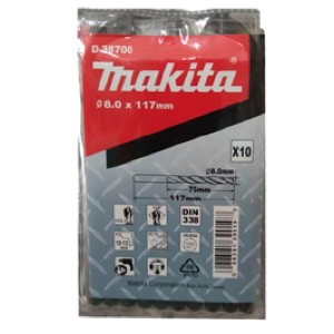 D-38700 Mũi Khoan Kim Loại Hss-r 10 Cái/Bộ 8mm