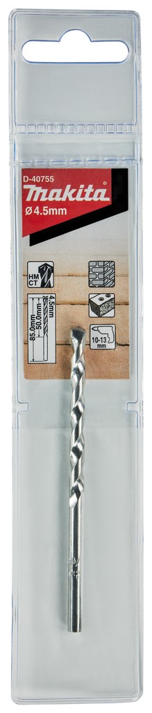 D-40755 Mũi Khoan Bê Tông Chuôi Kẹp Cho Gạch 4.5x85mm