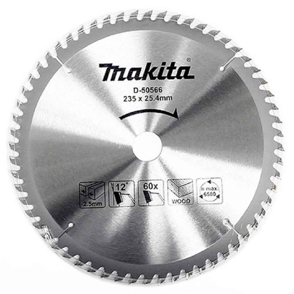 D-50566 Lưỡi Cưa Hợp Kim 235mmx25.4mmx60t 1 D-50566 Lưỡi Cưa Hợp Kim 235mmx25.4mmx60t