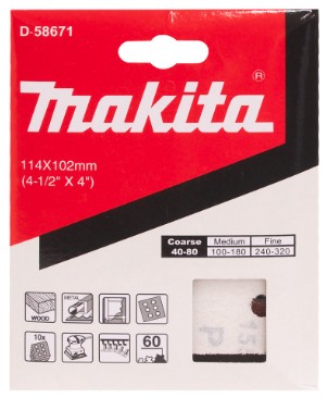 D-58671 Giấy Chà Nhám Cho Gỗ 114x102mm(cỡ Hạt 60) 2 d 58671giay cha nham cho go 114x102mmco hat 60 374