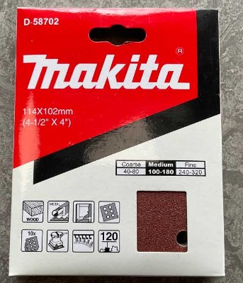 D-58702 Giấy Chà Nhám Cho Gỗ 114x102mm(cỡ Hạt 120) 2 d 58702giay cha nham cho go 114x102mmco hat 120 878