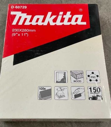 D-60729 Giấy Chà Nhám Cho Sơn 230x280mm 100 Cái/Hộp (Cỡ Hạt 150) 2 d 60729giay cha nham cho son 230x280mm 100 cai 231