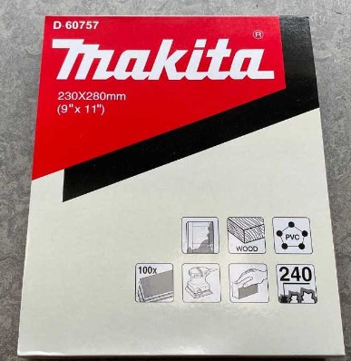 D-60757 Giấy Chà Nhám Cho Sơn 230x280mm 100 Cái/Hộp (Cỡ Hạt 240) 2 d 60757giay cha nham cho son 230x280mm 100 cai 538