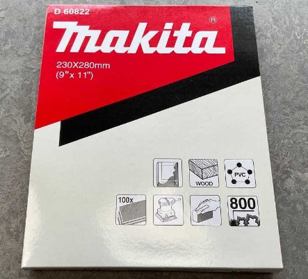 D-60822 Giấy Chà Nhám Cho Sơn 230x280mm 100 Cái/Hộp (Cỡ Hạt 800) 2 d 60822giay cha nham cho son 230x280mm 100 cai 256