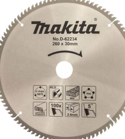 D-62234 Lưỡi Cưa Đa Góc 260mmx30mmx100t 2 d 62234luoi cua da goc 260mmx30mmx100t 721