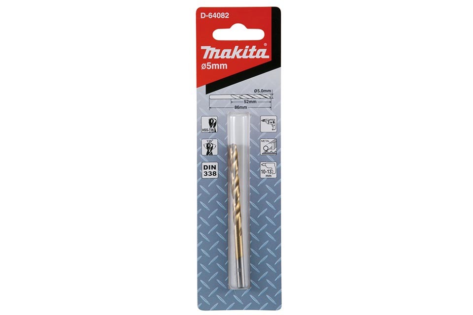 D-64082 Mũi Khoan Sắt HSS-Tin ( Loại Kinh Tế) 5x86mm 2 d 64082mui khoan sat hss tin loai kinh te 5x86mm 630
