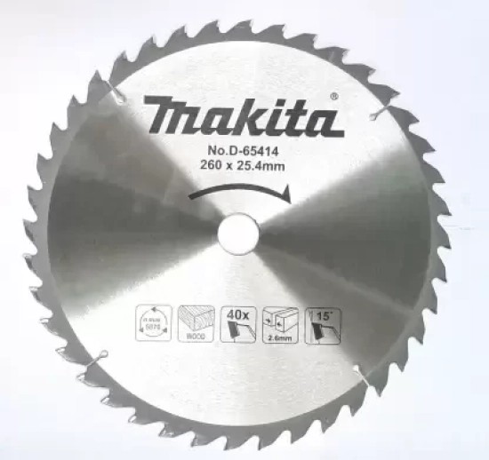 D-65414 Lưỡi Cưa Tct Dùng Cho Gỗ 260×25.4x40t 2 d 65414luoi cua tct dung cho go 260x254x40t 81