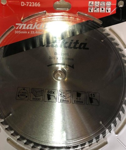 D-72366 Lưỡi Cưa Gỗ 305×25.4x60t 3 d 72366luoi cua go 305x254x60t 332