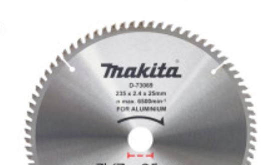 D-73069 Lưỡi Cưa Hợp Kim Dùng Cho Nhôm 235x25x80t 3 d 73069luoi cua hop kim dung cho nhom 235x25x80t 312