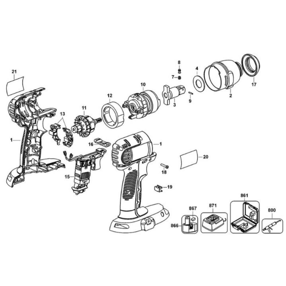 Sơ đồ DeWalt DC832 Loại 2 Hội 2 dc832 type 2