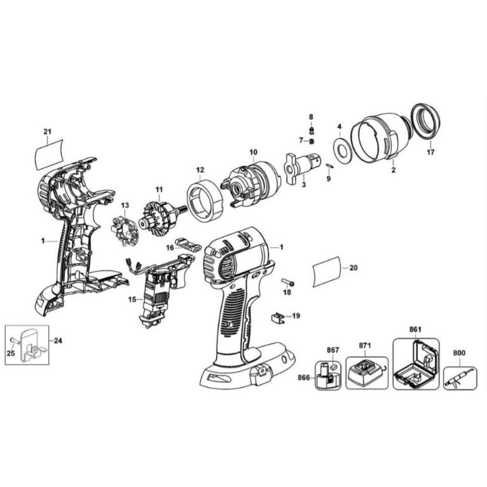 Sơ đồ DeWalt DC840 Loại 10 Lắp Ráp 3 dc840 type 10