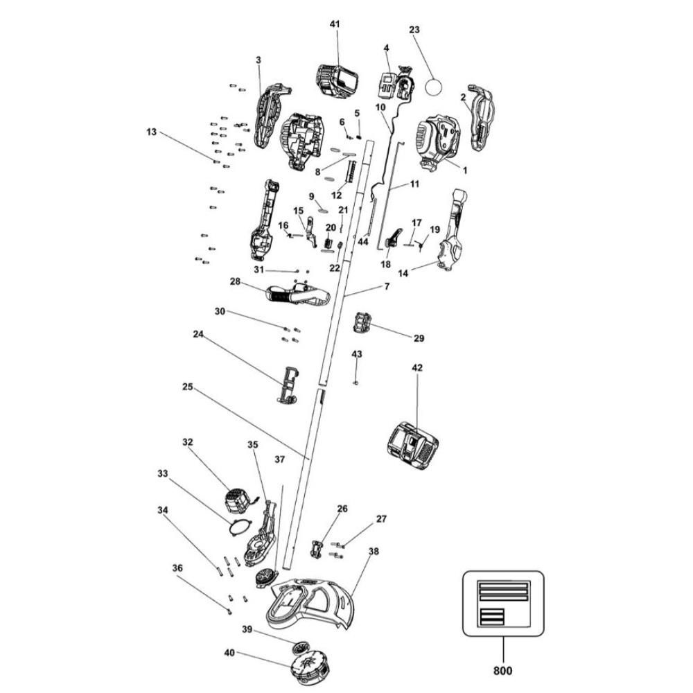 Sơ đồ Lắp ráp DeWalt DCM5713X1