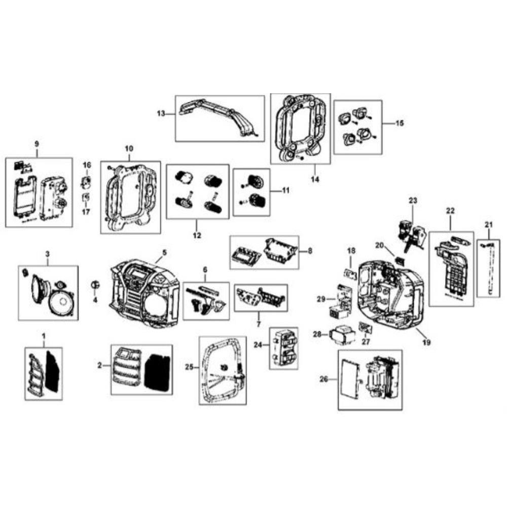 Sơ đồ Lắp ráp khung gầm cho Stihl RE640W 3 dcr017 type 2