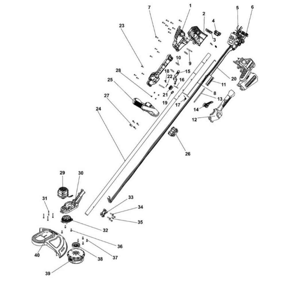 Sơ đồ Lắp ráp chính cho DeWalt DCST5812N