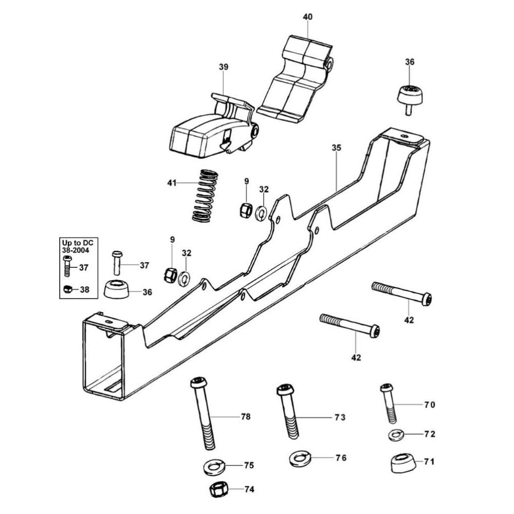 Sơ đồ Lắp ráp chính DeWalt DE7025 3 de7025 type 1