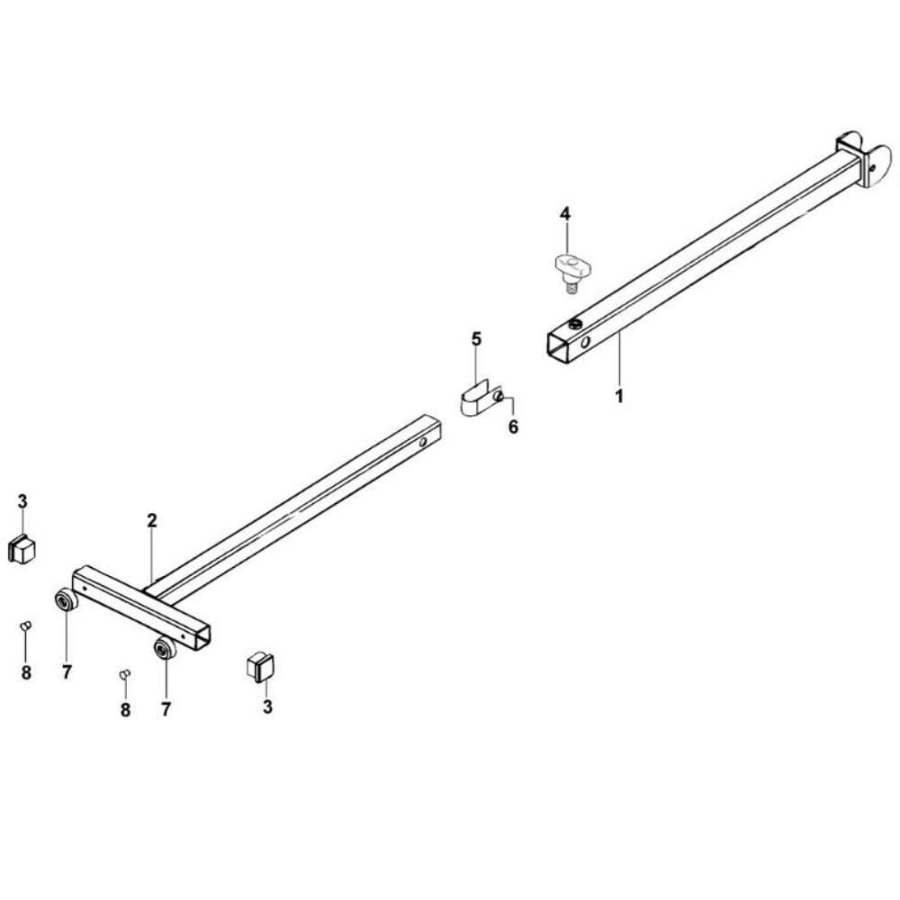 Sơ đồ Phần mở rộng bảng DeWalt DE7028