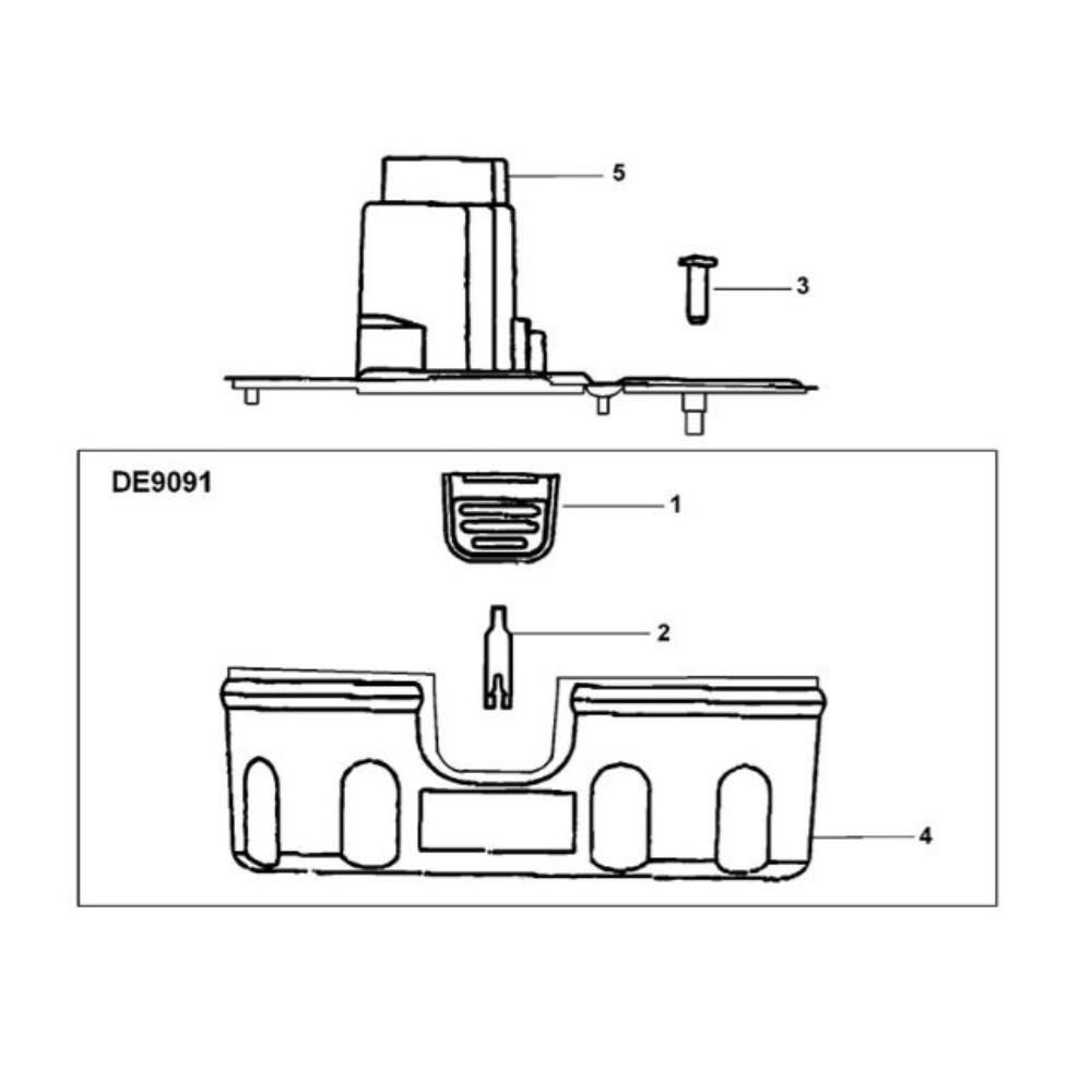 Sơ đồ Lắp ráp pin DeWalt DE9091