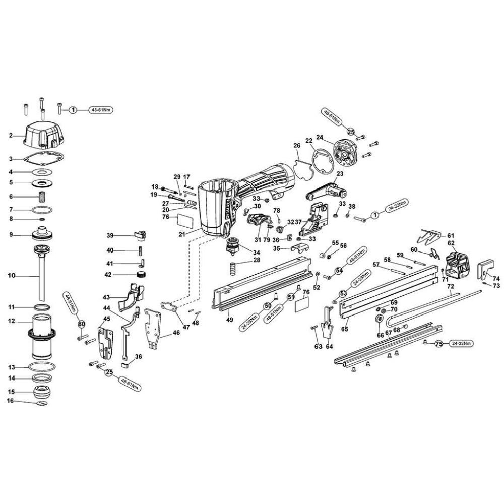 Sơ đồ Lắp ráp chính DeWalt DPSSL540 2 dpssl540 type 1