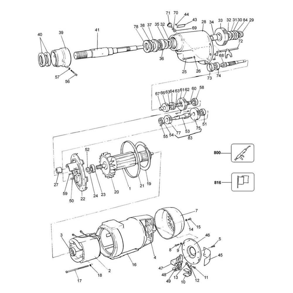 Sơ đồ Lắp ráp máy khoan lõi DeWalt DW194 2 dw194 type 1