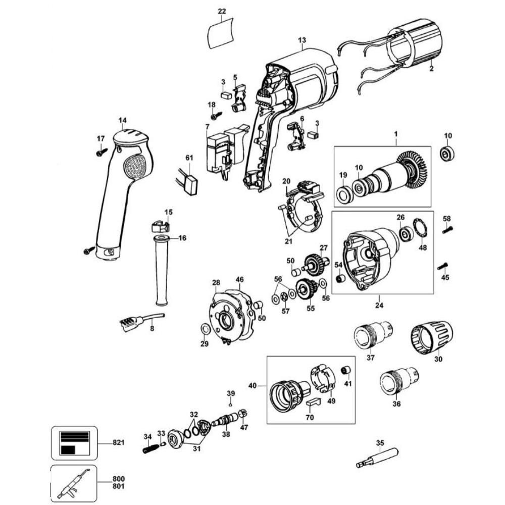 Sơ đồ Lắp ráp DeWalt DW263K Loại 4