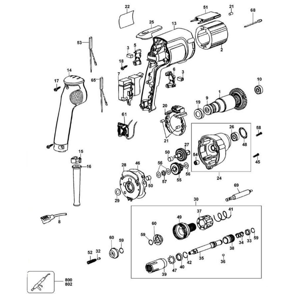 Sơ đồ Lắp ráp DeWalt DW269K loại 2