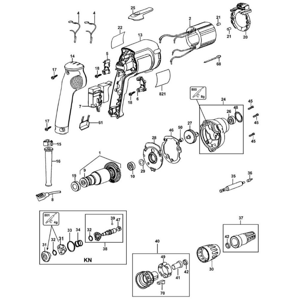 Sơ đồ Lắp ráp DeWalt DW274KN Loại 5