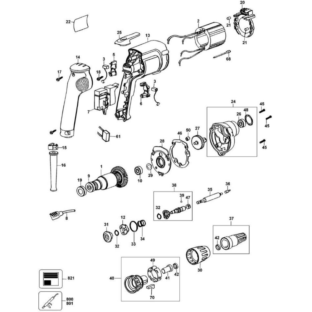 Sơ đồ Lắp ráp DeWalt DW275KN Loại 2