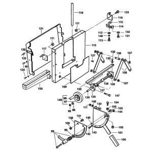 Sơ đồ Lắp ráp tay cầm cho DeWalt DW3151