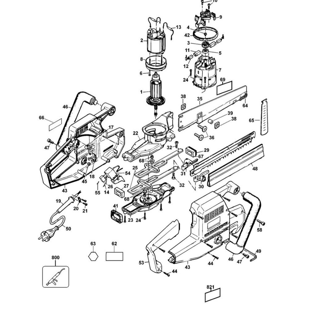 Sơ đồ Lắp ráp chính cho DeWalt DW392