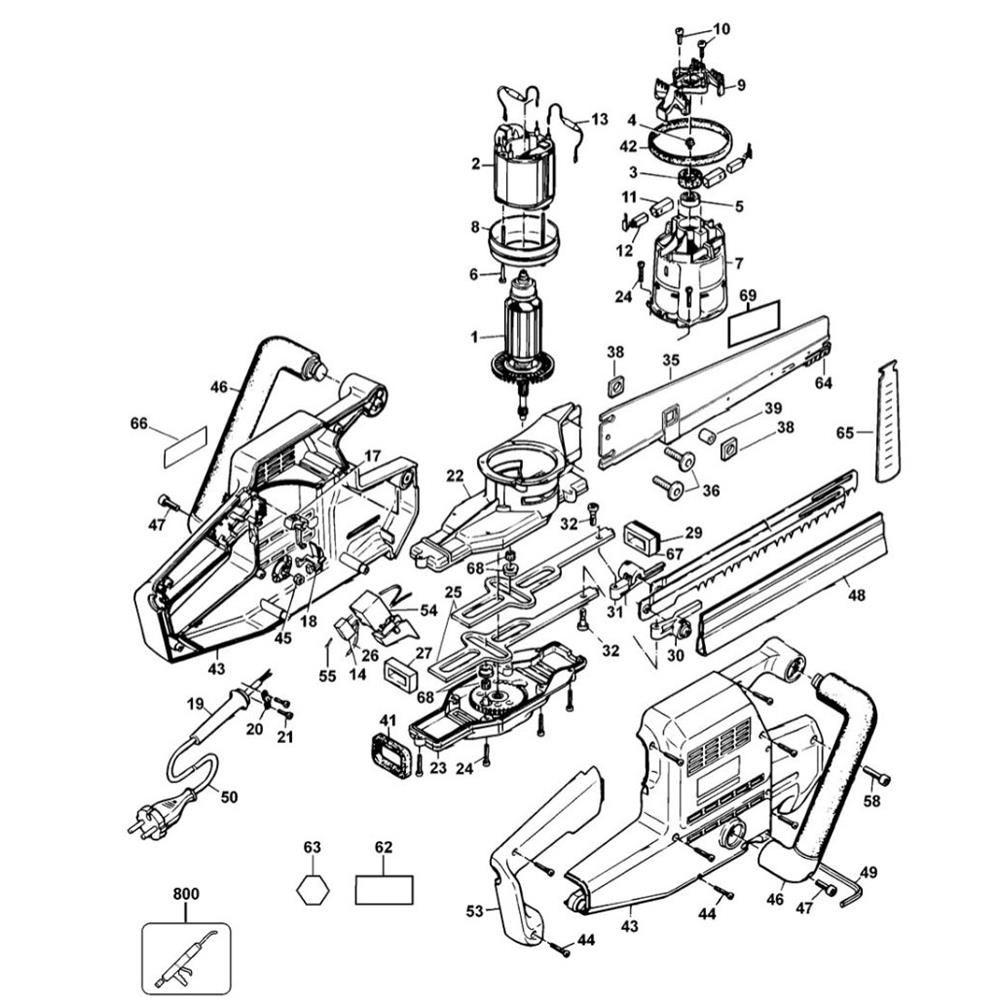 Sơ đồ Lắp ráp chính cho DeWalt DW392L