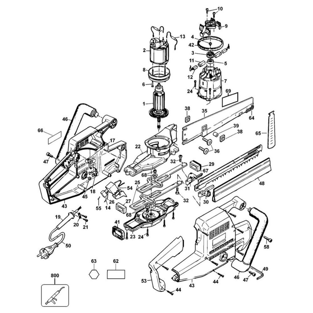 Sơ đồ Lắp ráp chính cho DeWalt DW393L