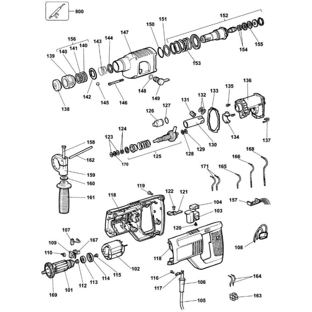 Sơ đồ Lắp ráp chính DeWalt DW550K
