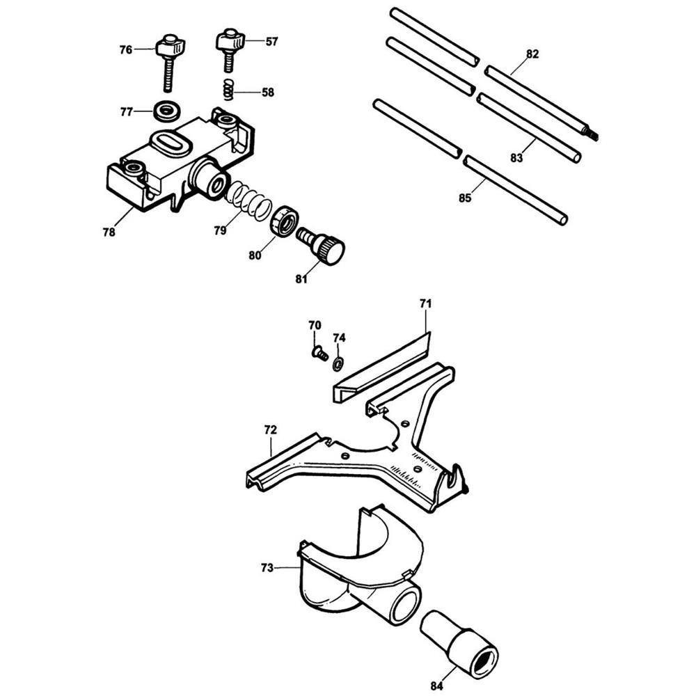 Sơ đồ Hàng rào dẫn hướng DeWalt DW6913
