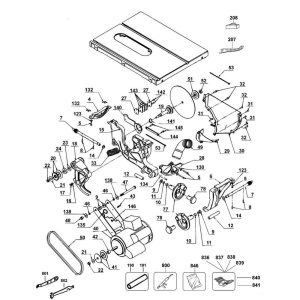 Sơ đồ Lắp ráp động cơ cho DeWalt DW746