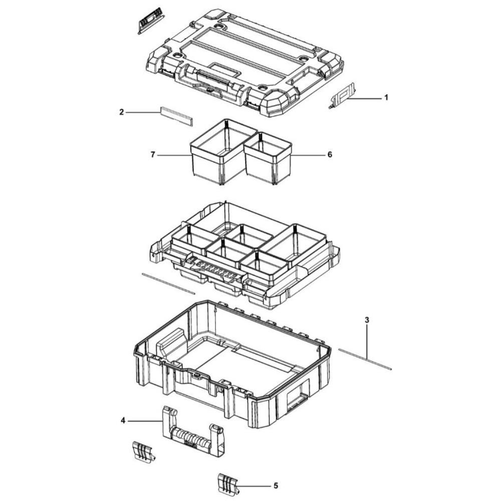 Sơ đồ Lắp ráp DeWalt DWST1-71194