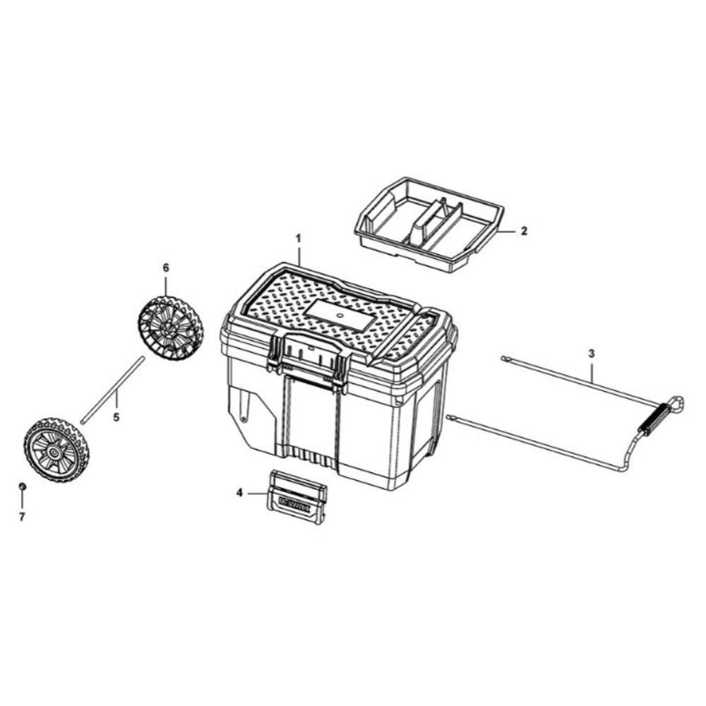 Sơ đồ Lắp ráp DeWalt DWST1-73598
