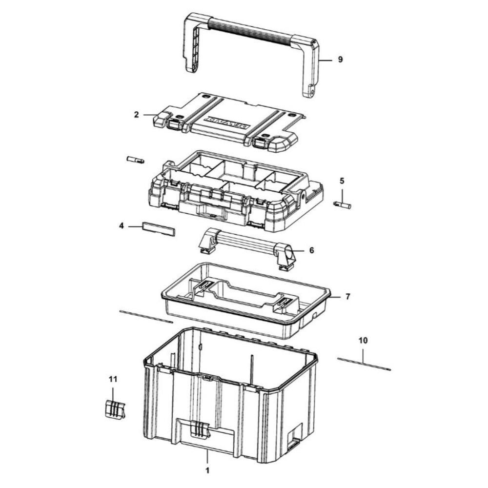 Sơ đồ Lắp ráp DeWalt DWST1-73598