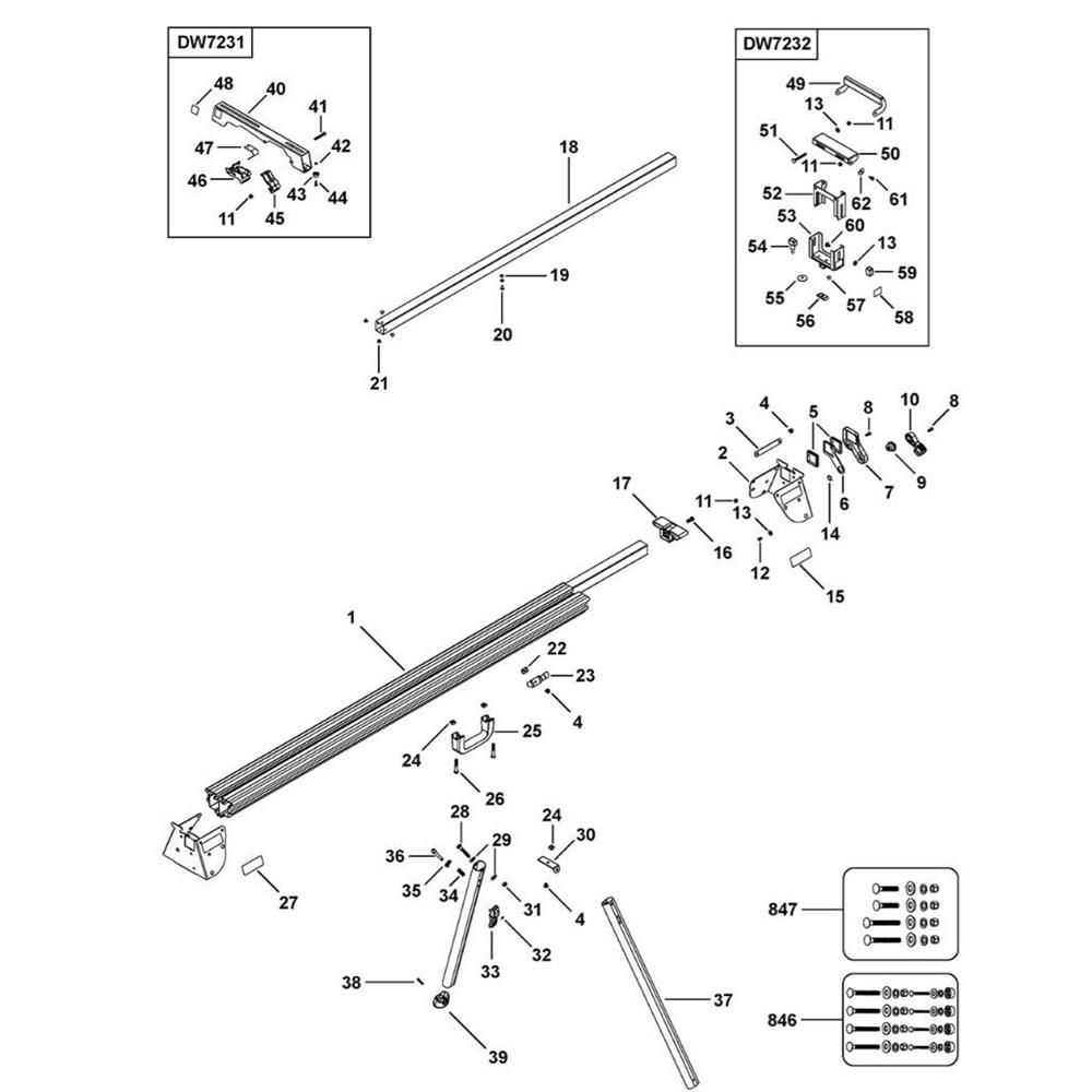 Sơ đồ Lắp ráp chính DeWalt DWX723 3 dwx723 type 4