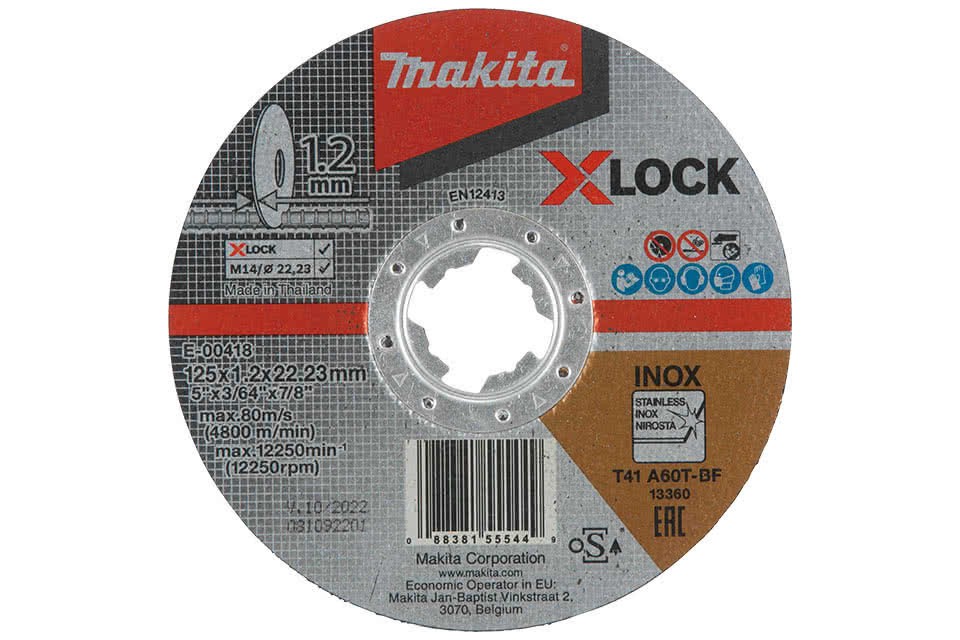E-00418 Đá Cắt(x-lock 125×1.2×22.23/A60T)