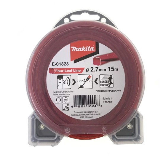 E-01828 Dây Cước Cắt Cỏ(màu Đỏ)2.7mmx15m