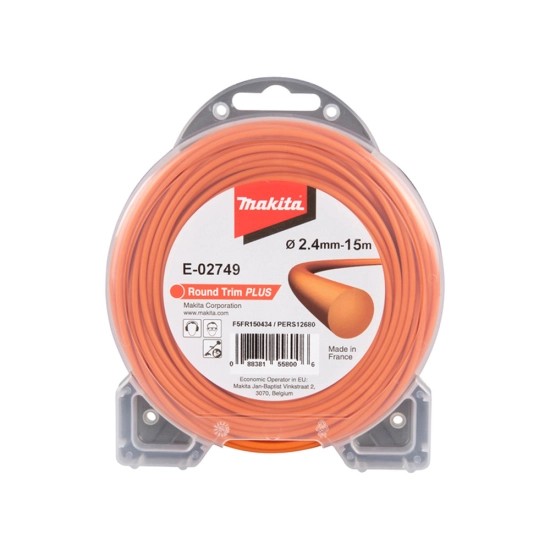 E-02749 Dây Cước Cắt Cỏ Tròn(màu Vàng)2.4-15m