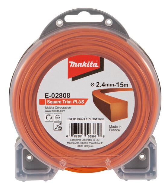 E-02808 Dây Cước Cắt Cỏ Vuông(màu Vàng)2.4-15m