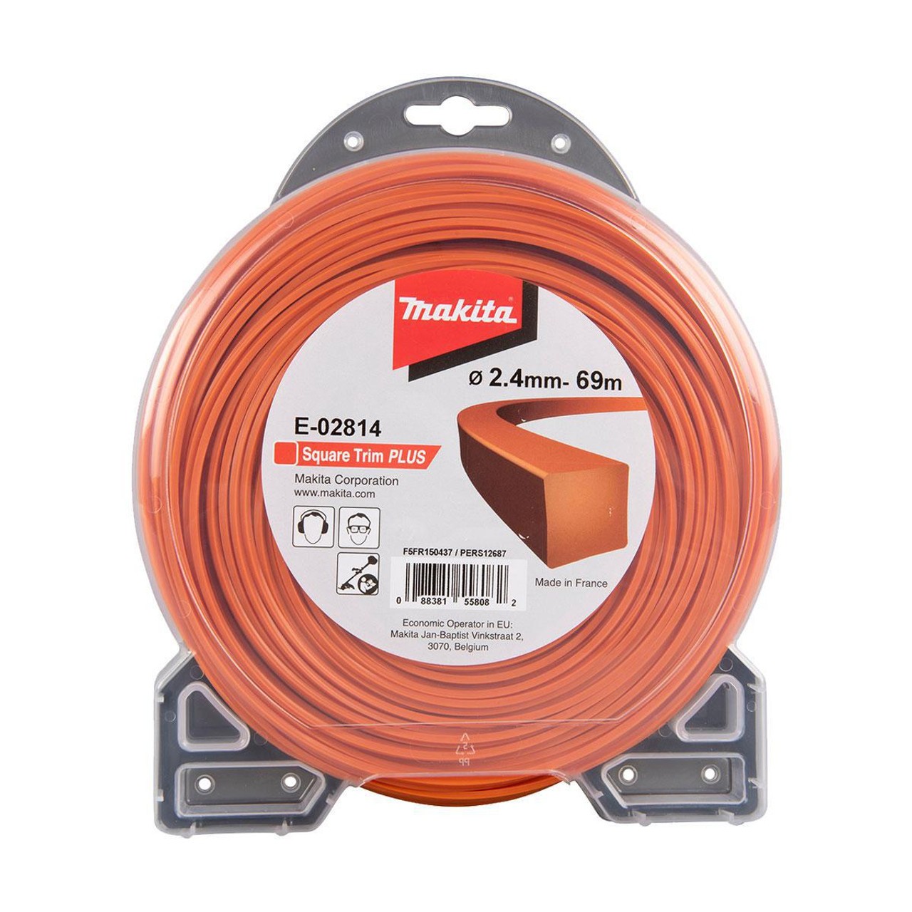 E-02814 Dây Cước Cắt Cỏ Vuông(màu Vàng)2.4-69m