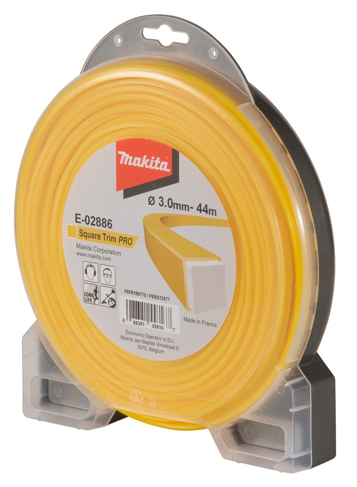 E-02886 Dây Cước Cắt Cỏ Vuông Đôi(màu Vàng)3.0-44m