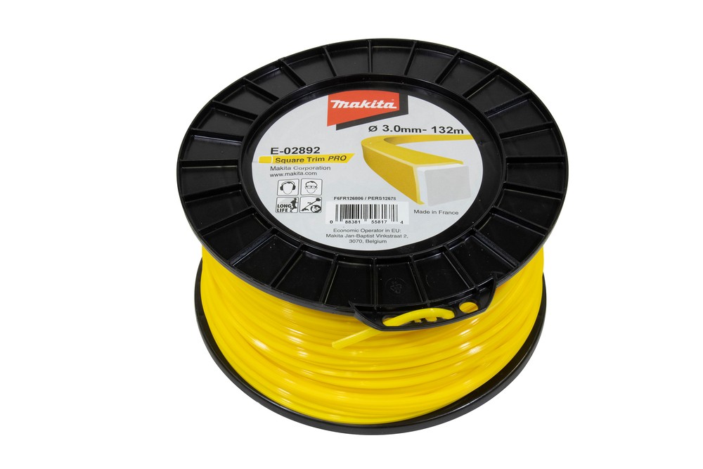 E-02892 Dây Cước Cắt Cỏ Vuông Đôi(màu Vàng)3.0-132m