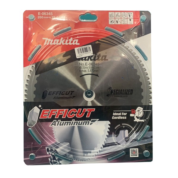 E-06345 Lưỡi Cắt Nhôm Efficut 260mmx 25.4mmx 81t