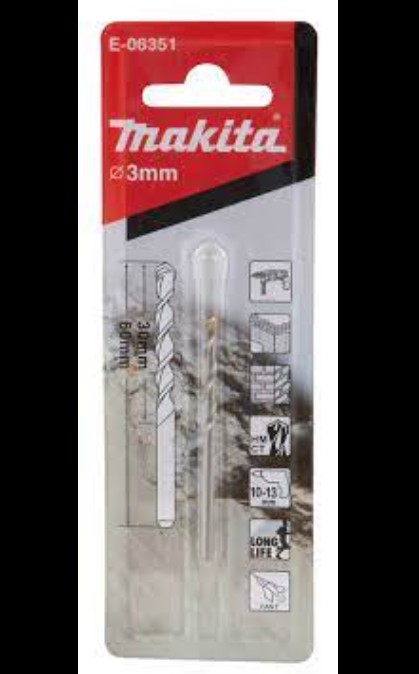 E-06351 Mũi Khoan Tường Chuôi Kẹp 3x60mm